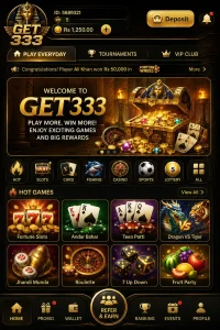 GET333 APK Download Real Money Earning App in Pakistan 1