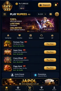 GET333 APK Download Real Money Earning App in Pakistan 3